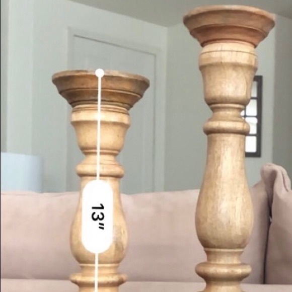 Kirkland Signature Accents Wooden Kirkland Homes Candle Stick